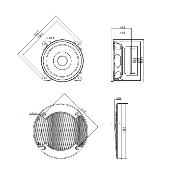 Blaupunkt ICx 401 Dual Cone Speakers - Image 4