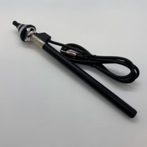 Fully retractable universal locking antenna - wide & narrow base
